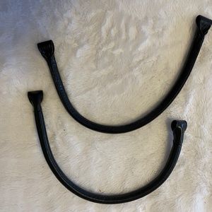 Miche Black rolled straps 16 inches